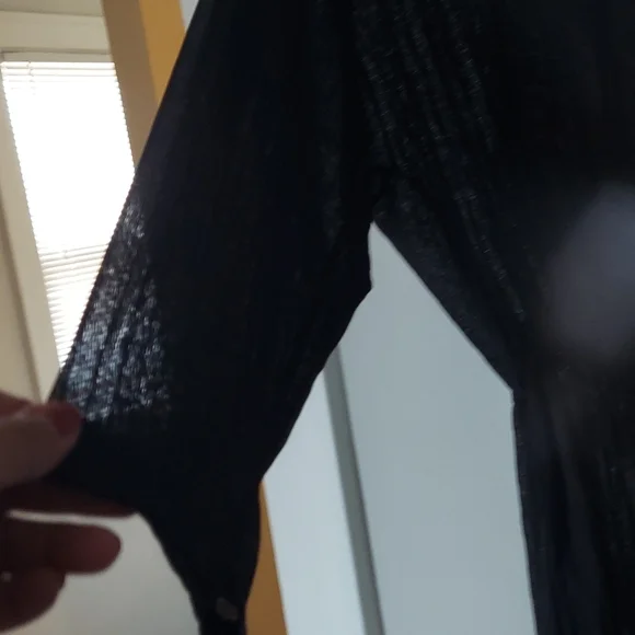 Black bathing suit coverup. Medium - Picture 2 of 6